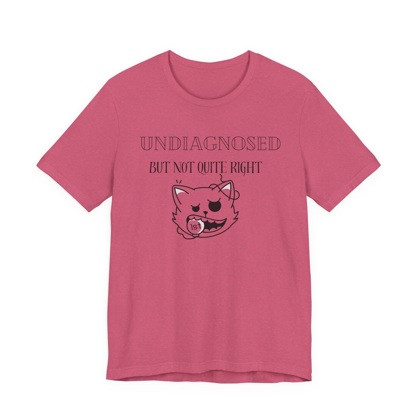 Funny Unisex Tee - Undiagnosed but not quite right T-shirt