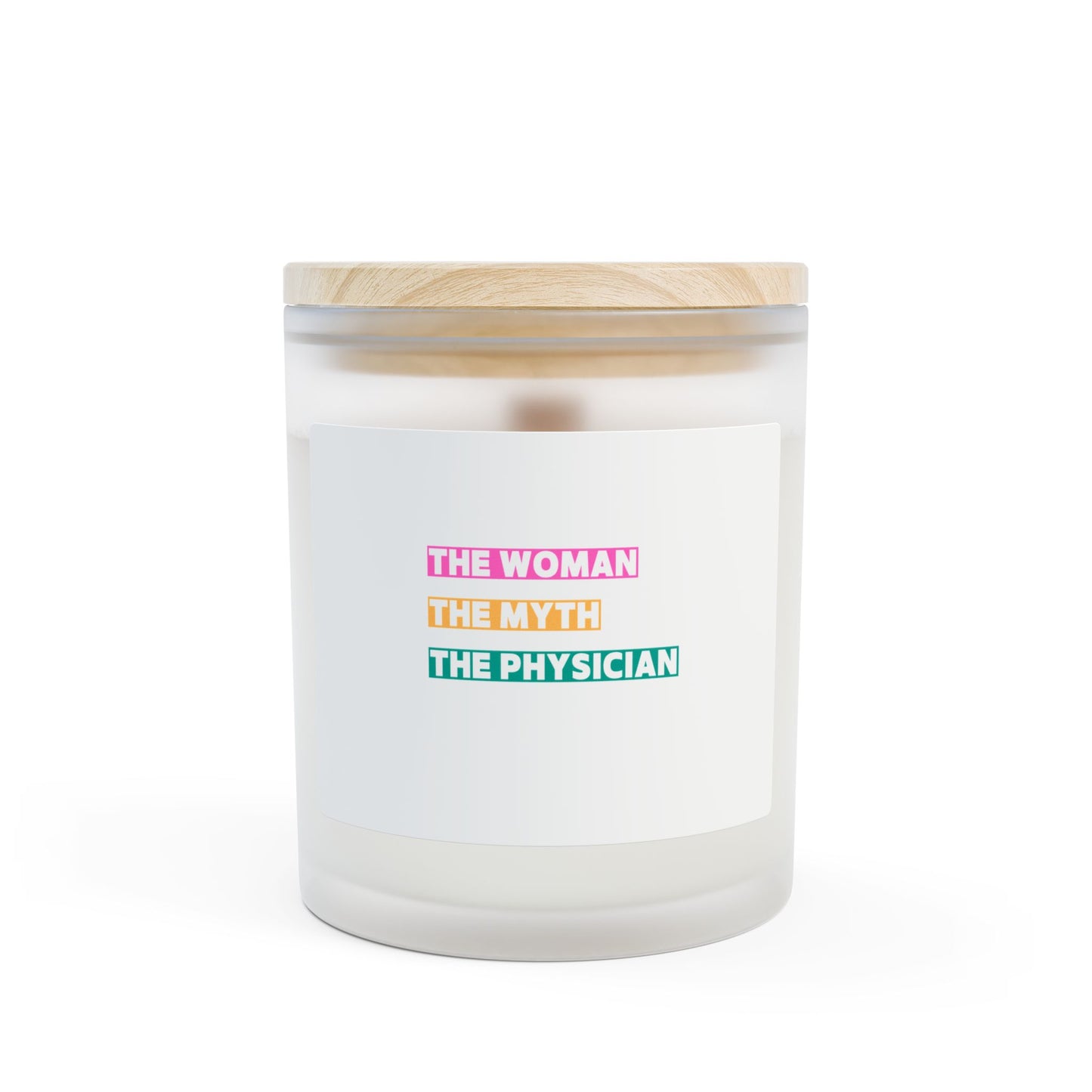 Empowered Woman Physician Candle - 11oz Frosted Glass Candle, Inspirational Gift, Self-Care, Motivational Decor, Physician Gift, Unique Home Fragrance