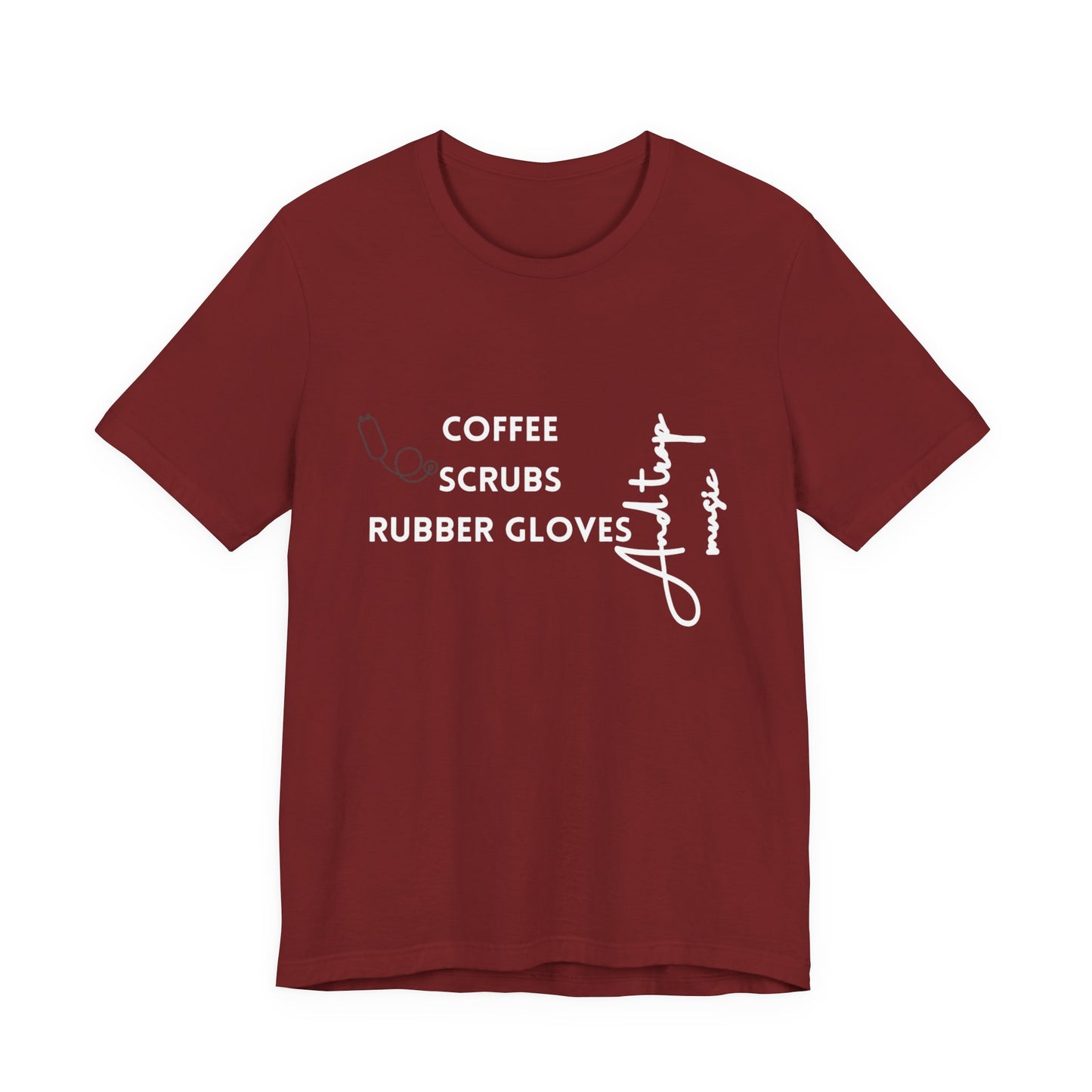 Medical Professional Unisex Tee - Coffee Scrubs & Trap Music Design