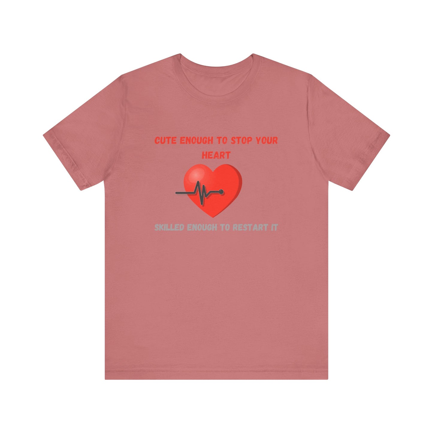Cute Heart Restart Unisex Tee