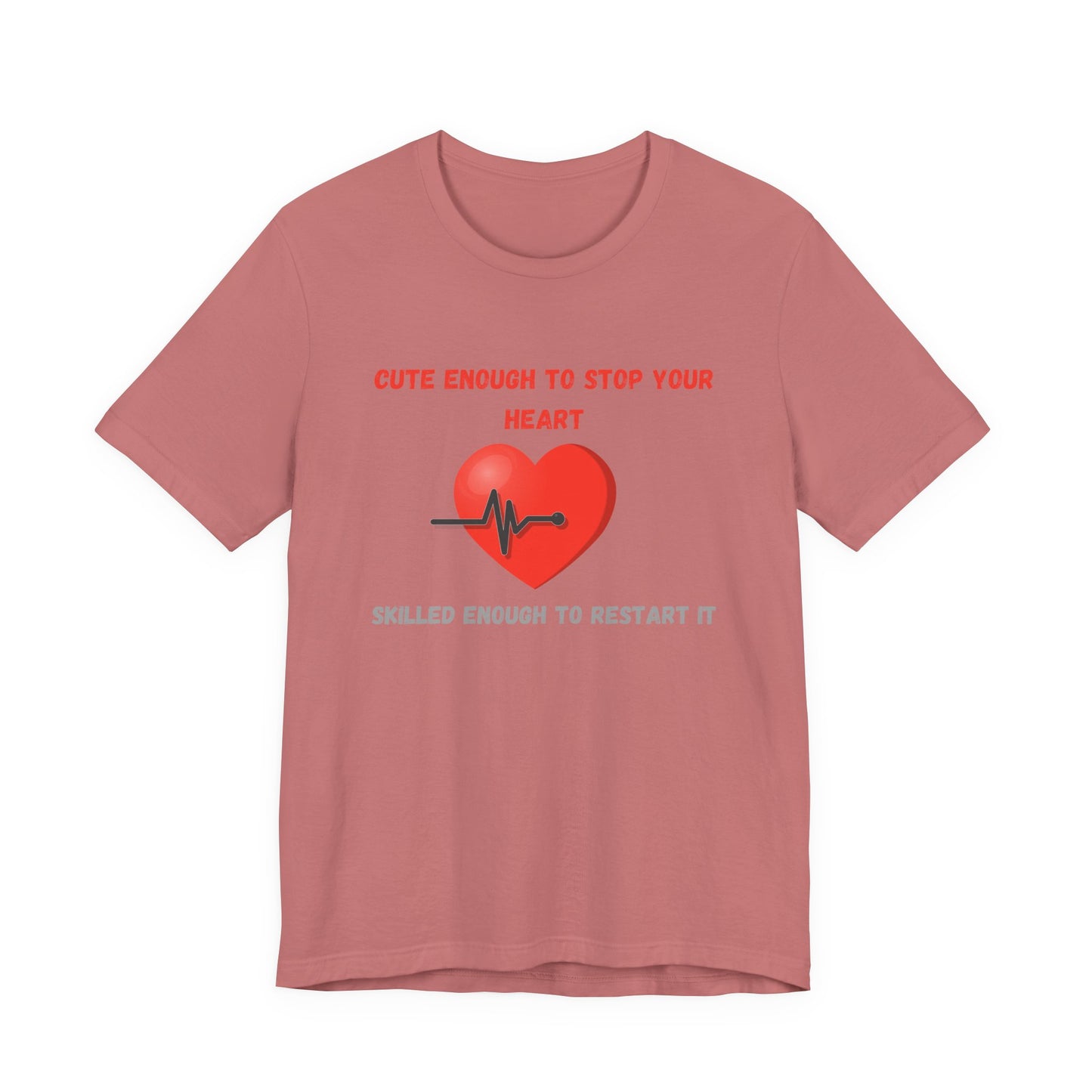 Cute Heart Restart Unisex Tee