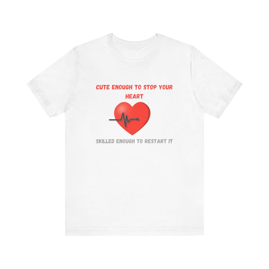 Cute Heart Restart Unisex Tee