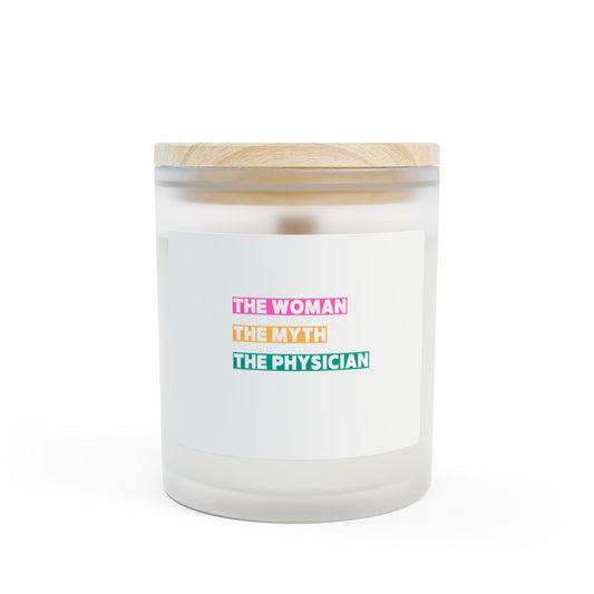Empowered Woman Physician Candle - 11oz Frosted Glass Candle, Inspirational Gift, Self-Care, Motivational Decor, Physician Gift, Unique Home Fragrance