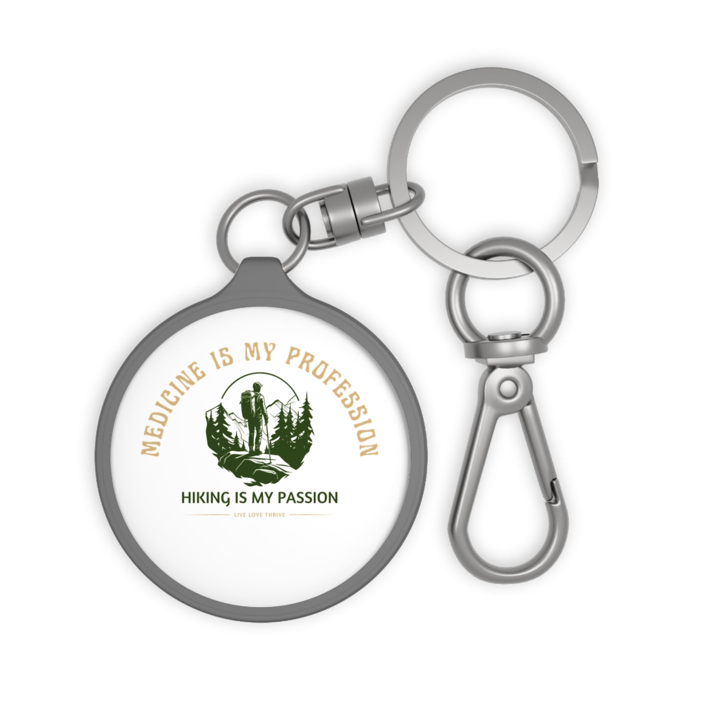 Hiking Passion Keyring Tag