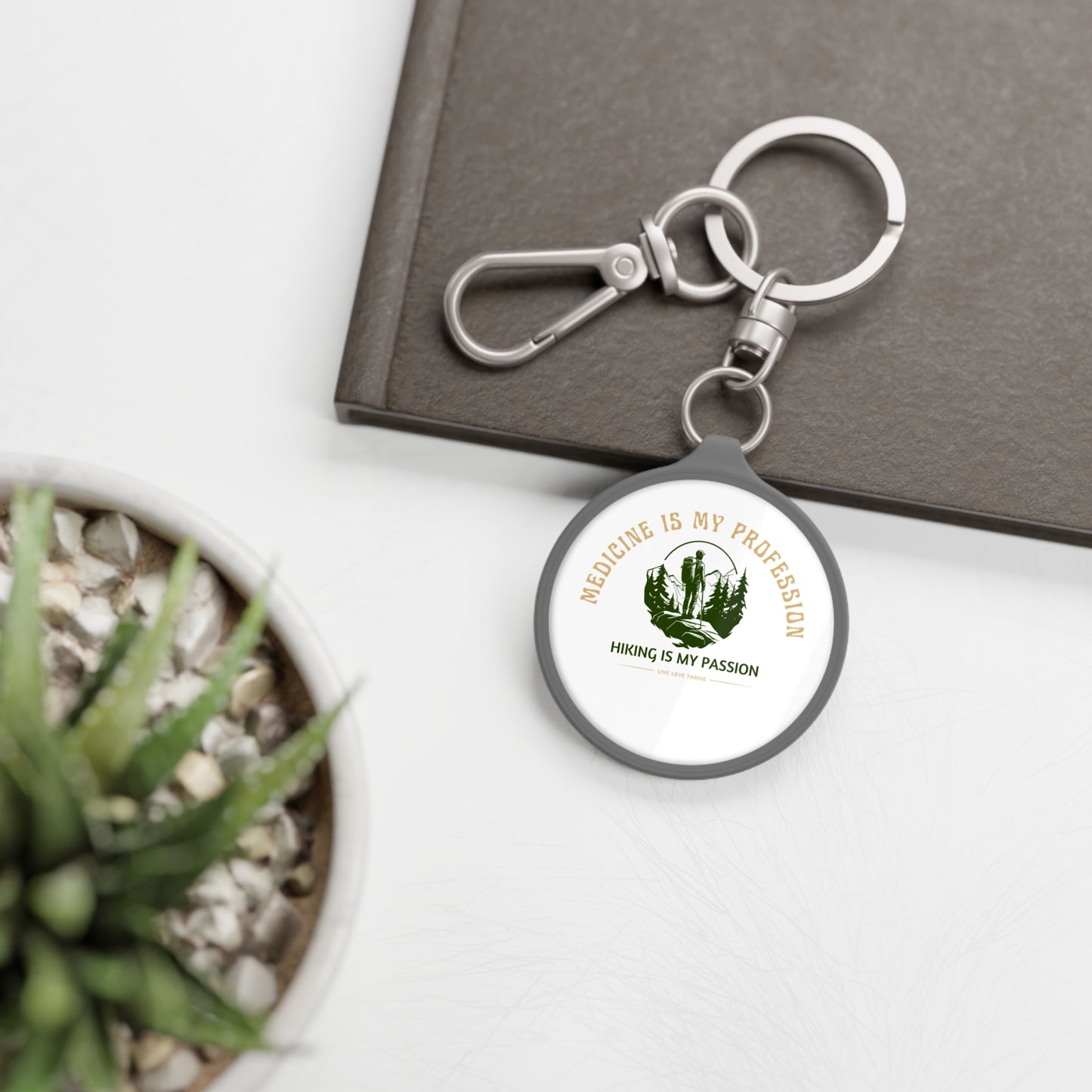 Hiking Passion Keyring Tag